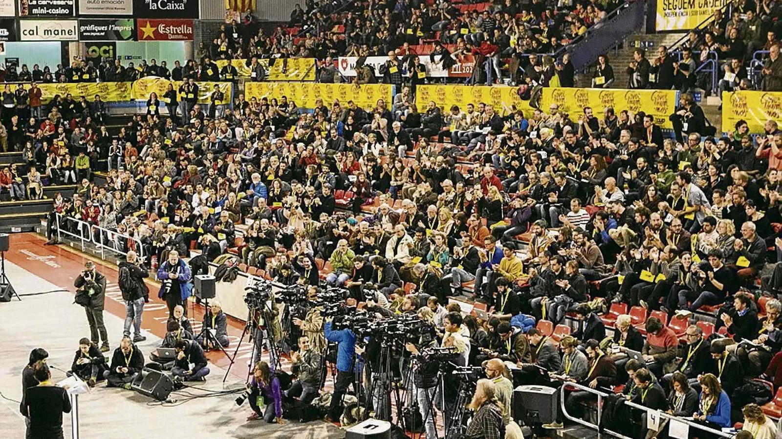 Es preveu que l’afluència a l’assemblea de la CUP sigui de gairebé quatre vegades més que a Manresa el passat mes de novembre.