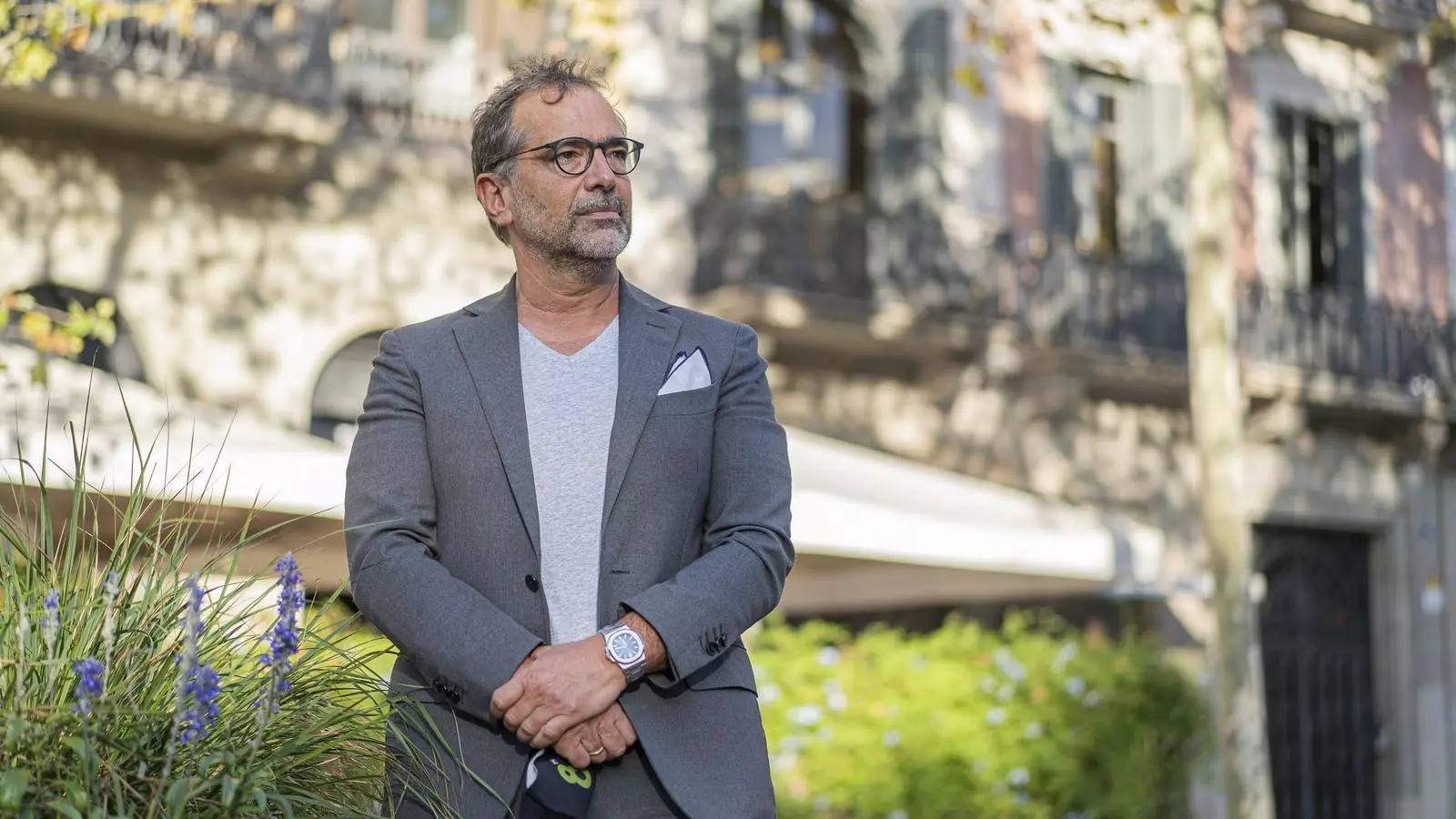 Nicola Pedrazzoli, a les immediacions de la seva oficina