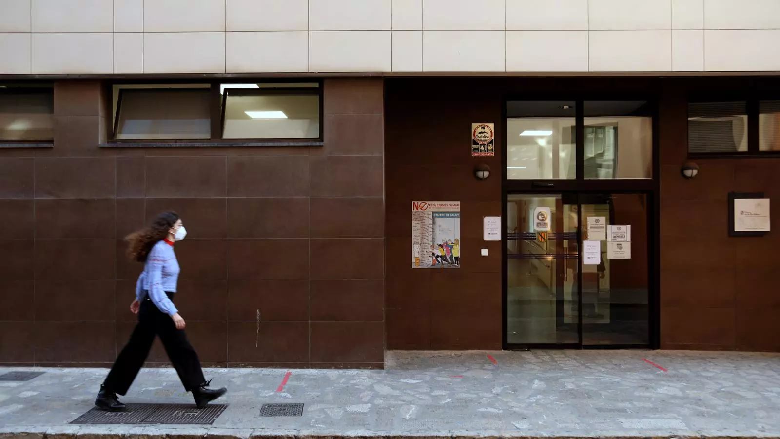 La façana d'un centre de salut de Palma.
