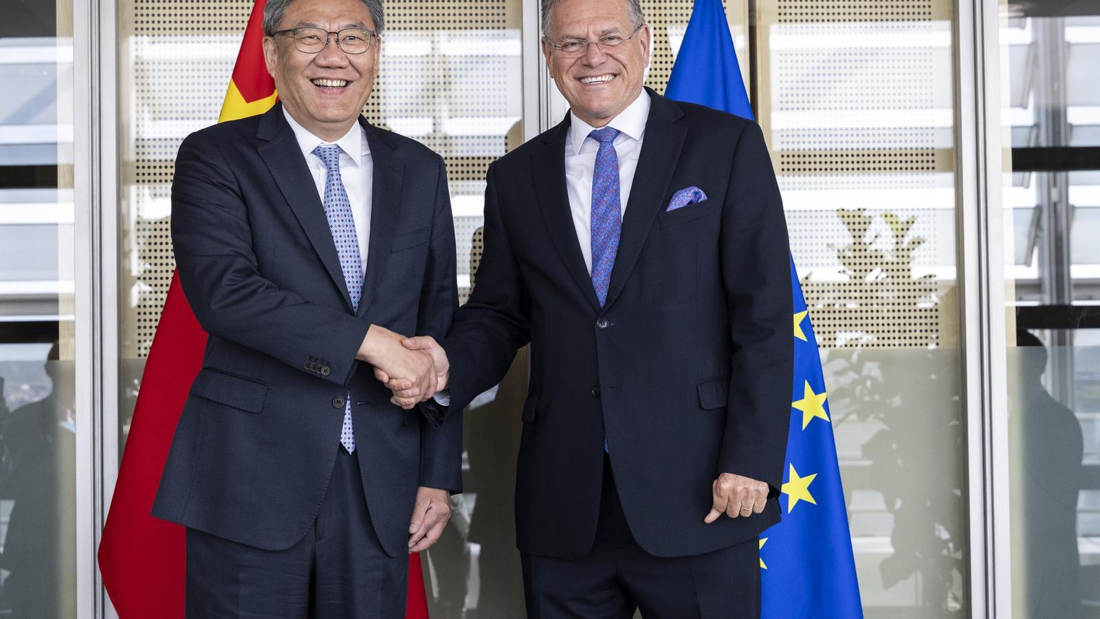 Meeting between the Trade Ministers of China and the European Commission in Brussels.