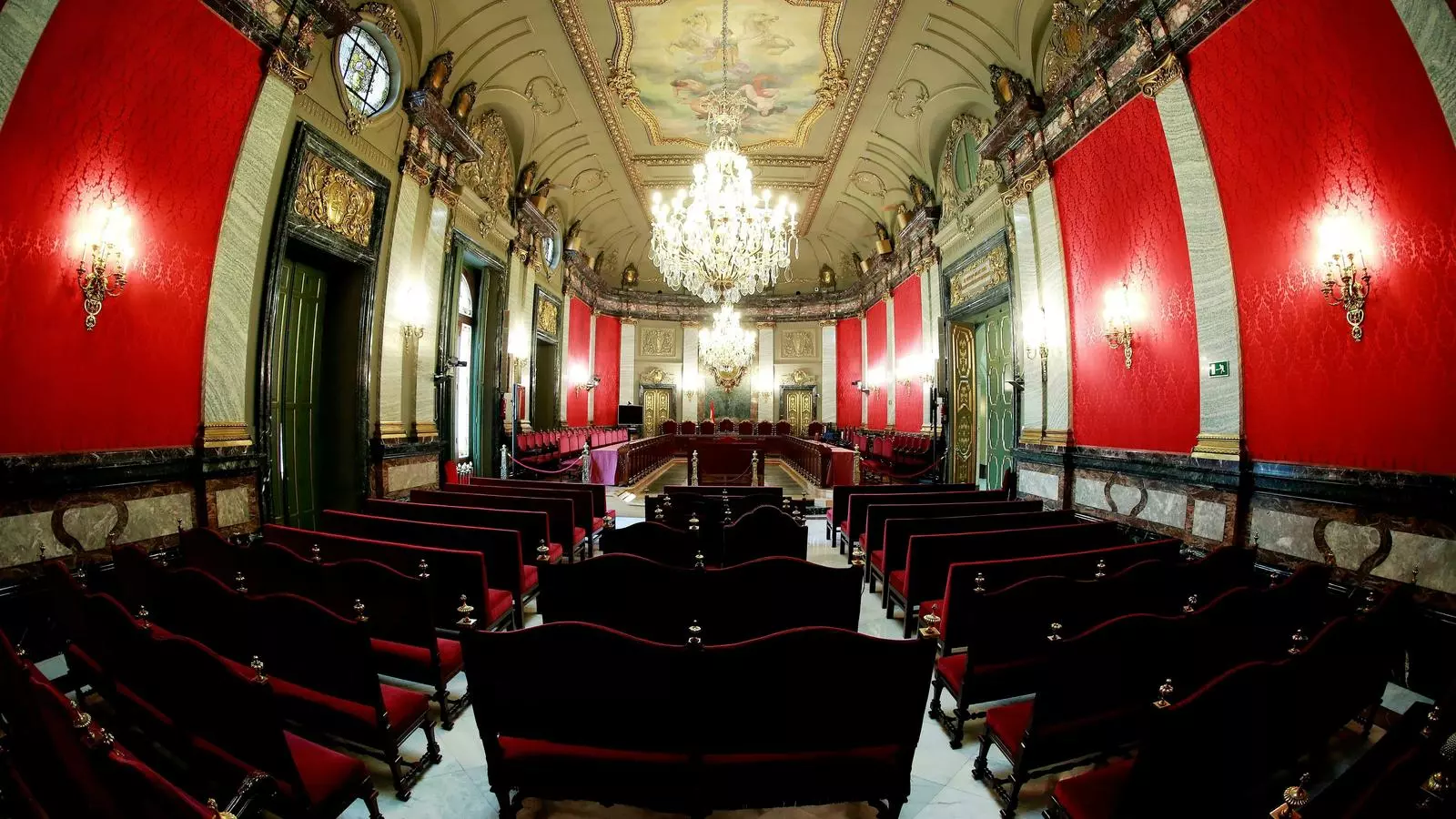 La sala del Tribunal Suprem on es va celebrar el judici del Procés.