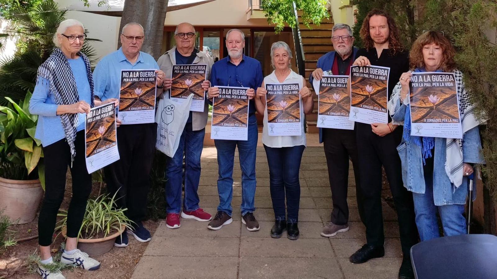 La plataforma Mallorca por la Paz ha organizado las jornadas que se llevarán a cabo el 24 y el 25 de abril.