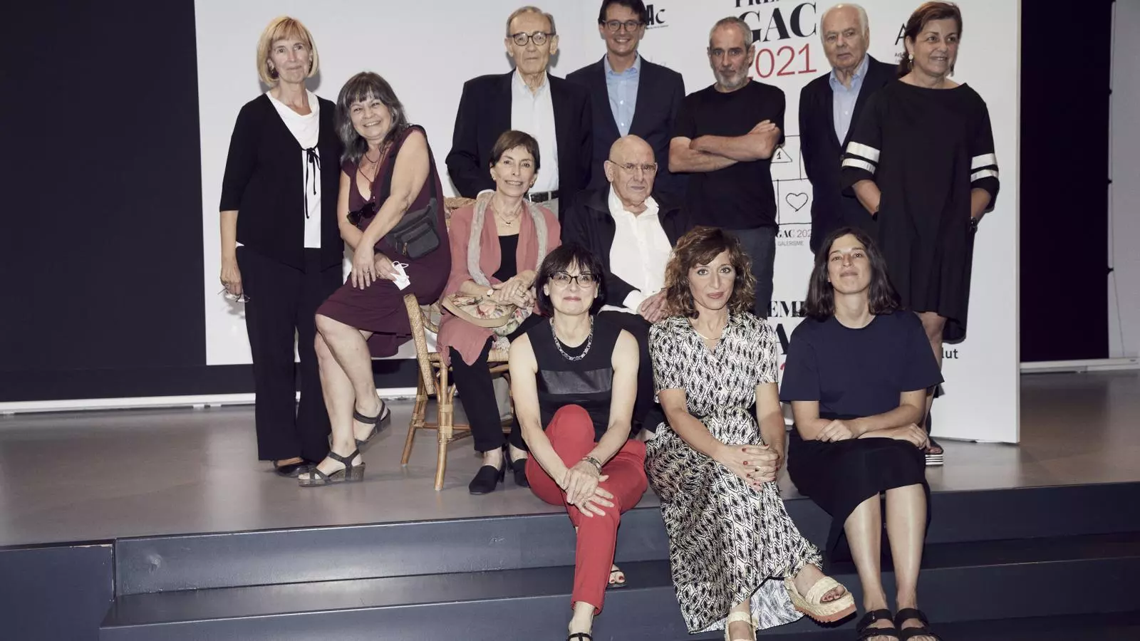 Foto de família dels Premis GAC 2021