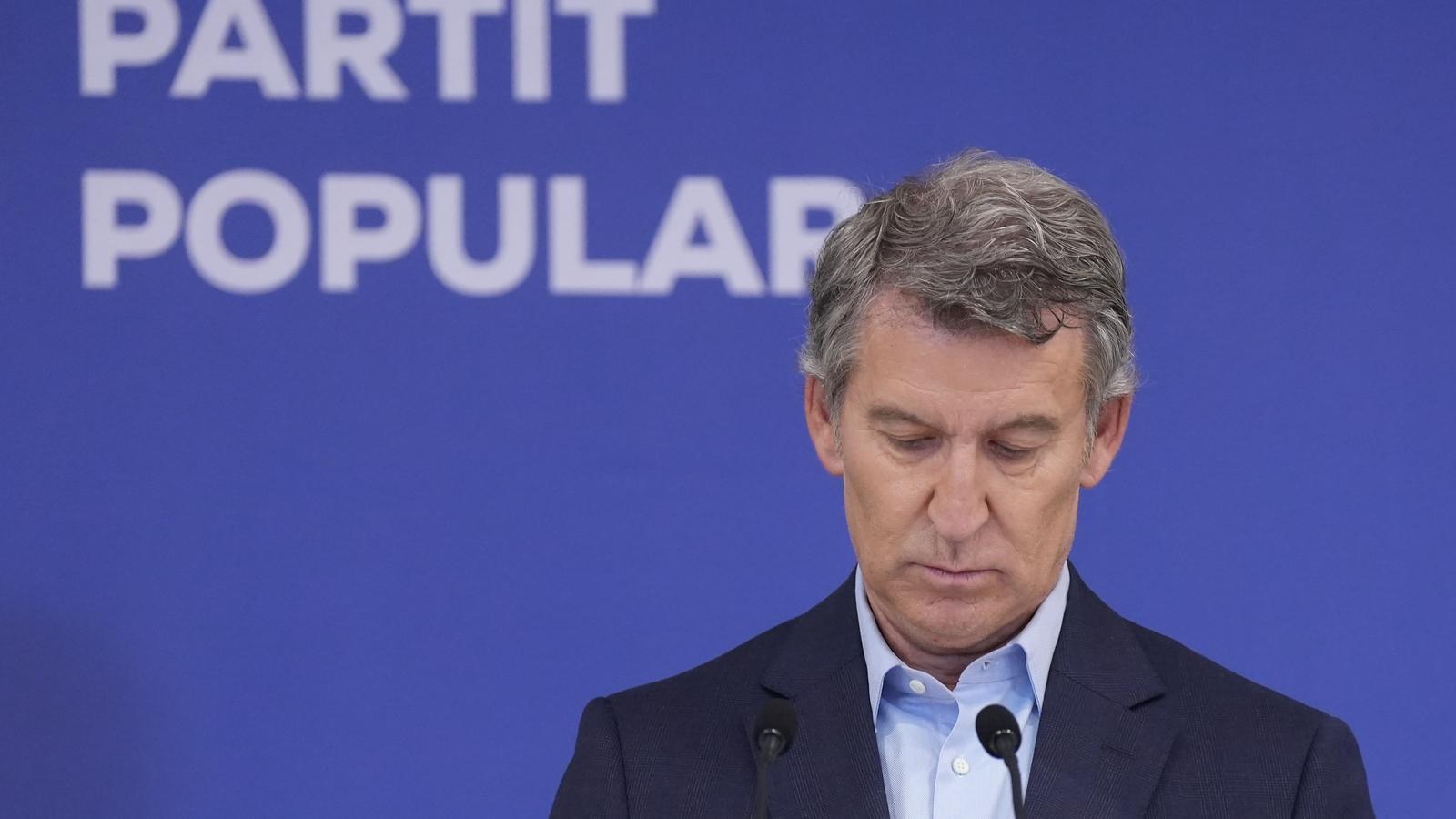 The president of the PP, Alberto Núñez Feijóo, in a recent image.