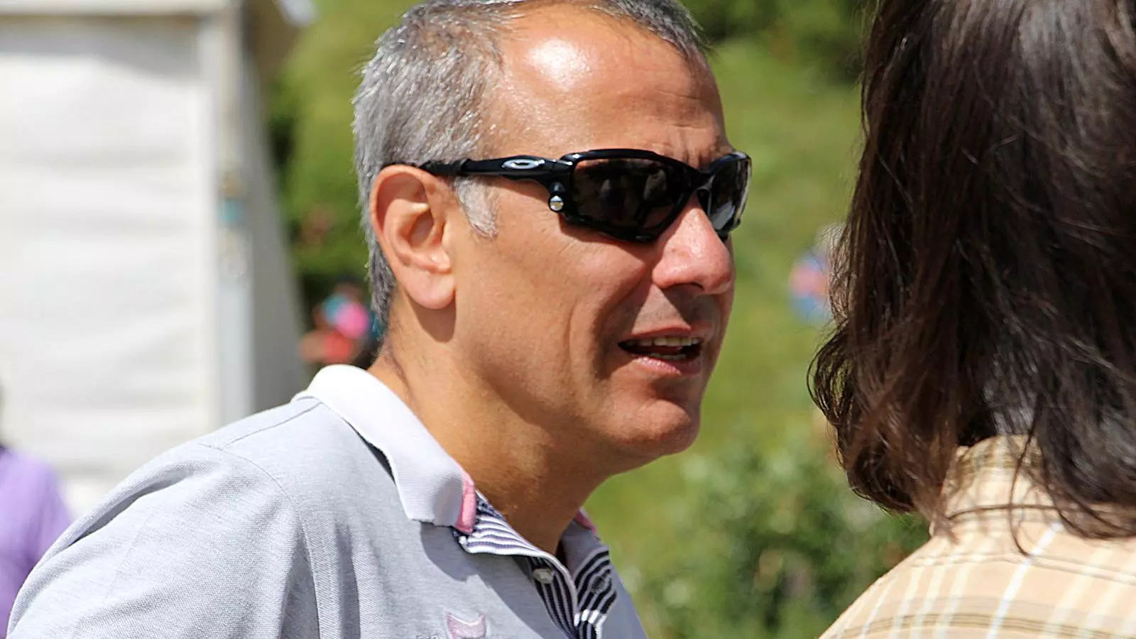 El cònsol menor de Canillo, David Palmitjavila, durant el concurs de gossos d'atura. / M.M. (ANA)