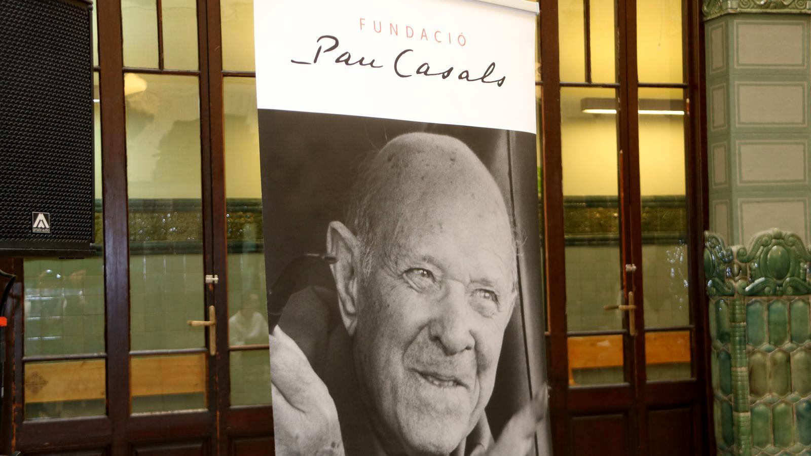 Presentación de la Diada Pau Casals en el Conservatorio Municipal de Barcelona.