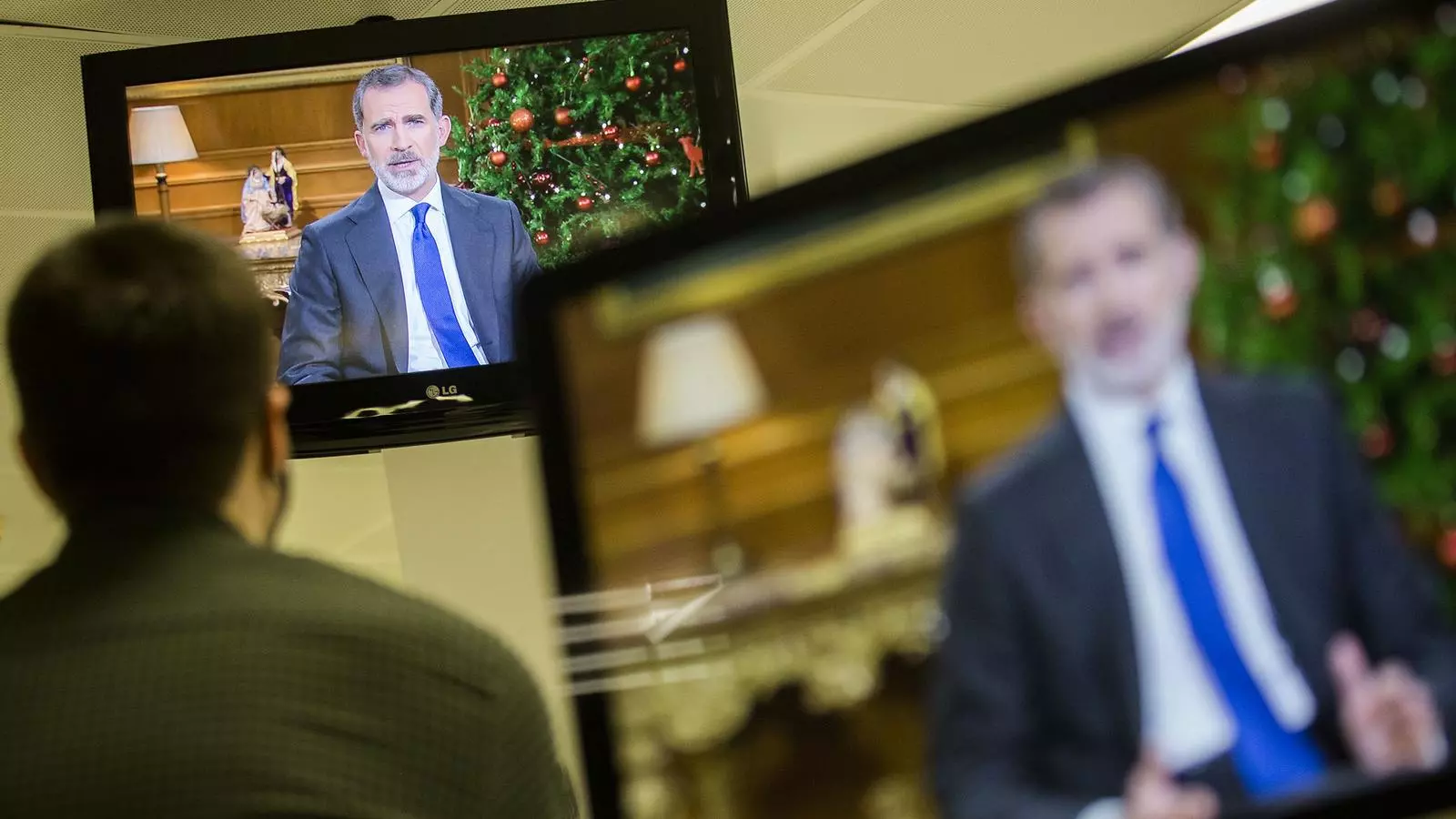 El discurs del Rei Felip per Televisió Espanyola