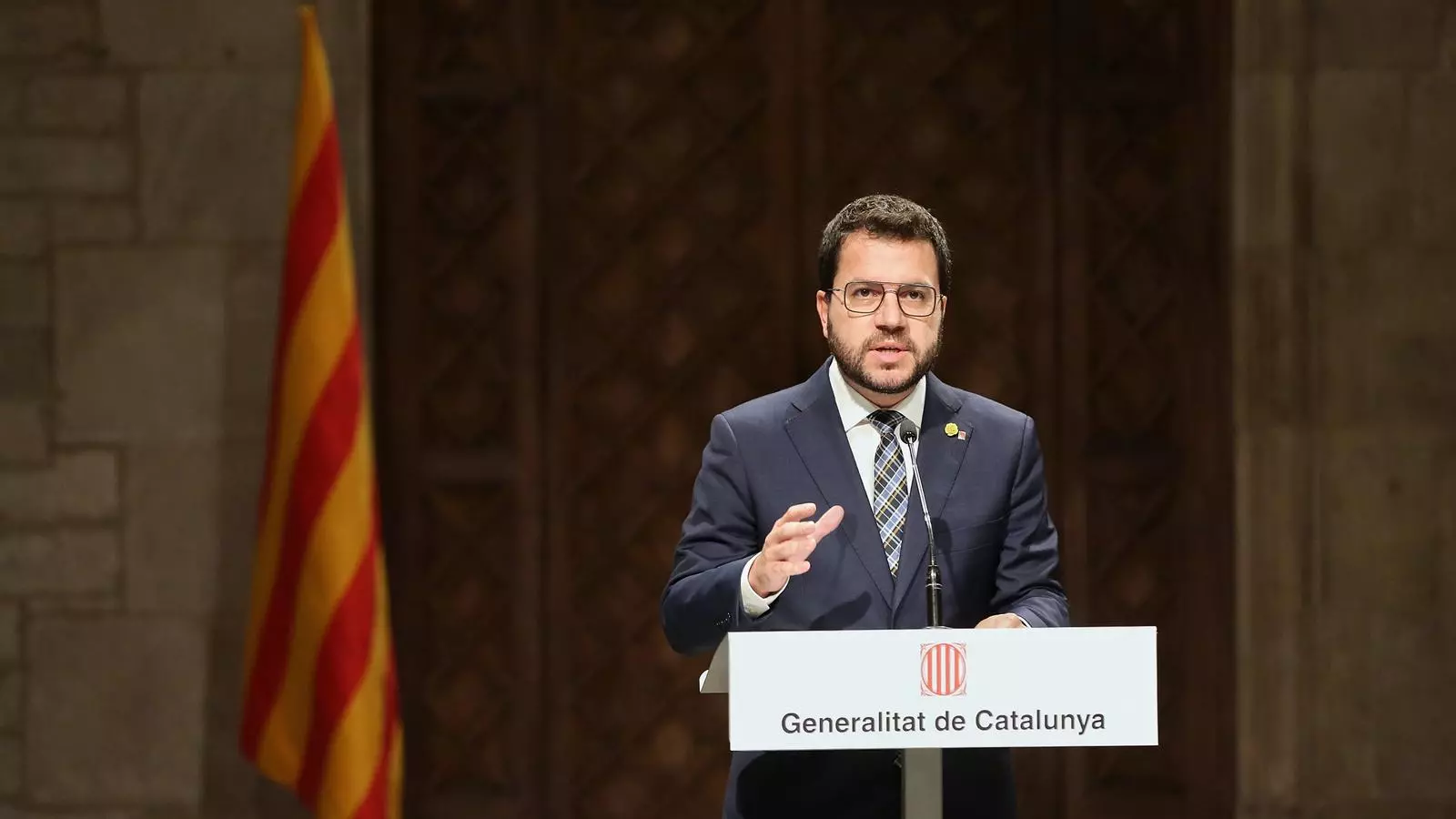 Aragonès compareix després de la trencadissa del Govern