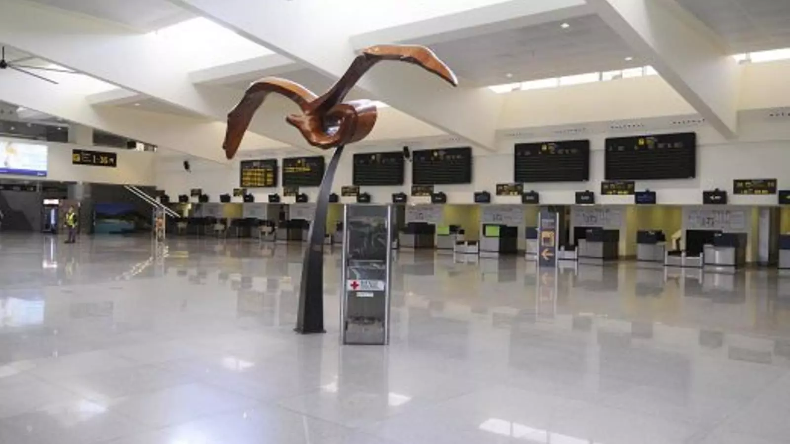 Les instal·lacions de Menorca registren poca activitat aquesta Setmana Santa.