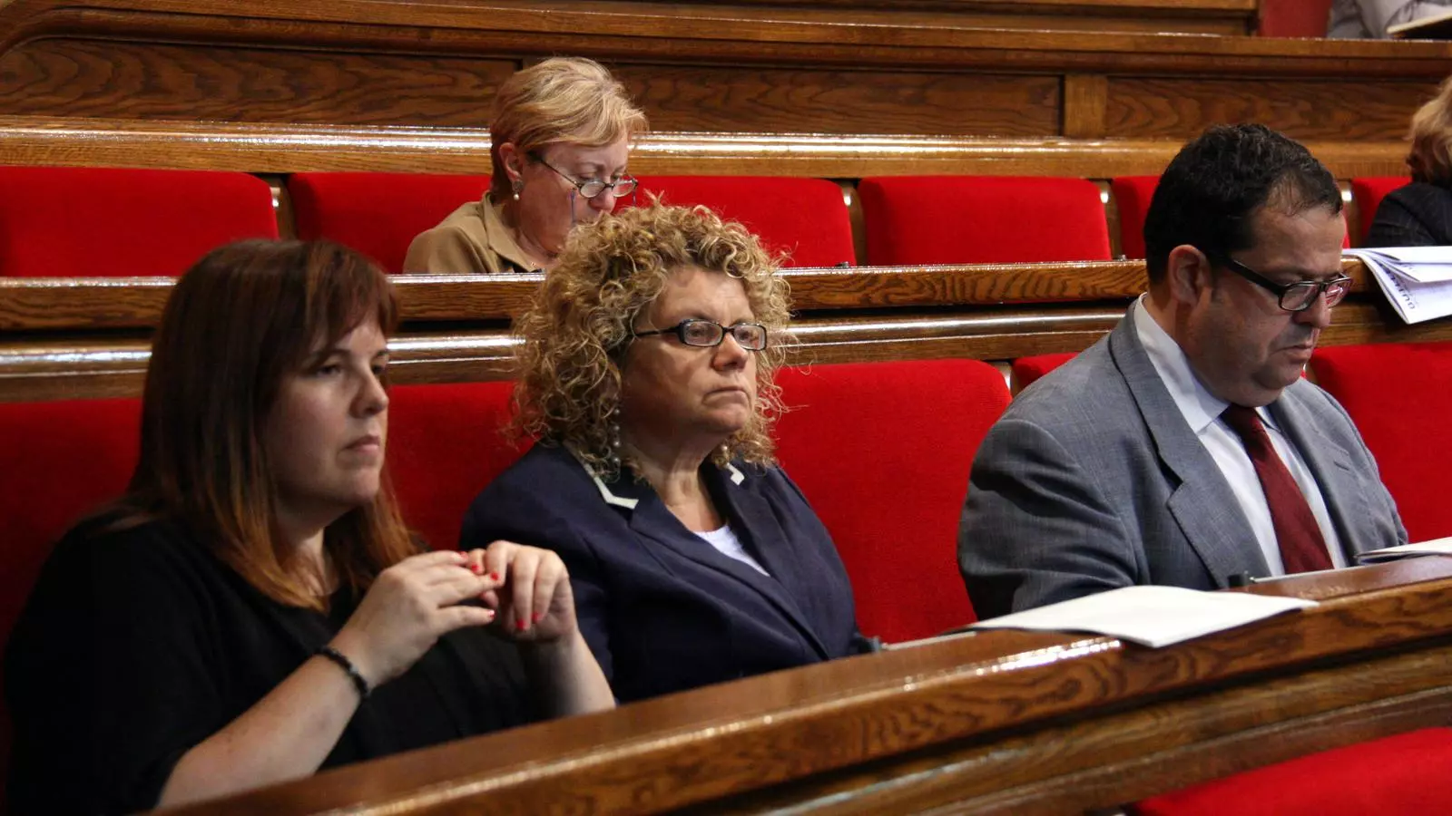 Ventura, Geli i Elena, aquest dimecres al Parlament / ACN