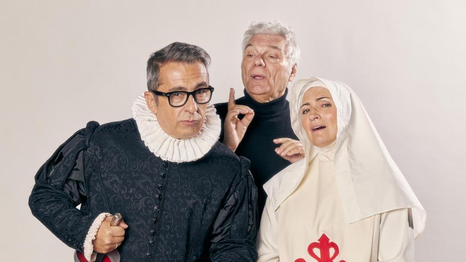 Promotional image of 'El Tenoriu', with Sílvia Abril and Carles Sans.