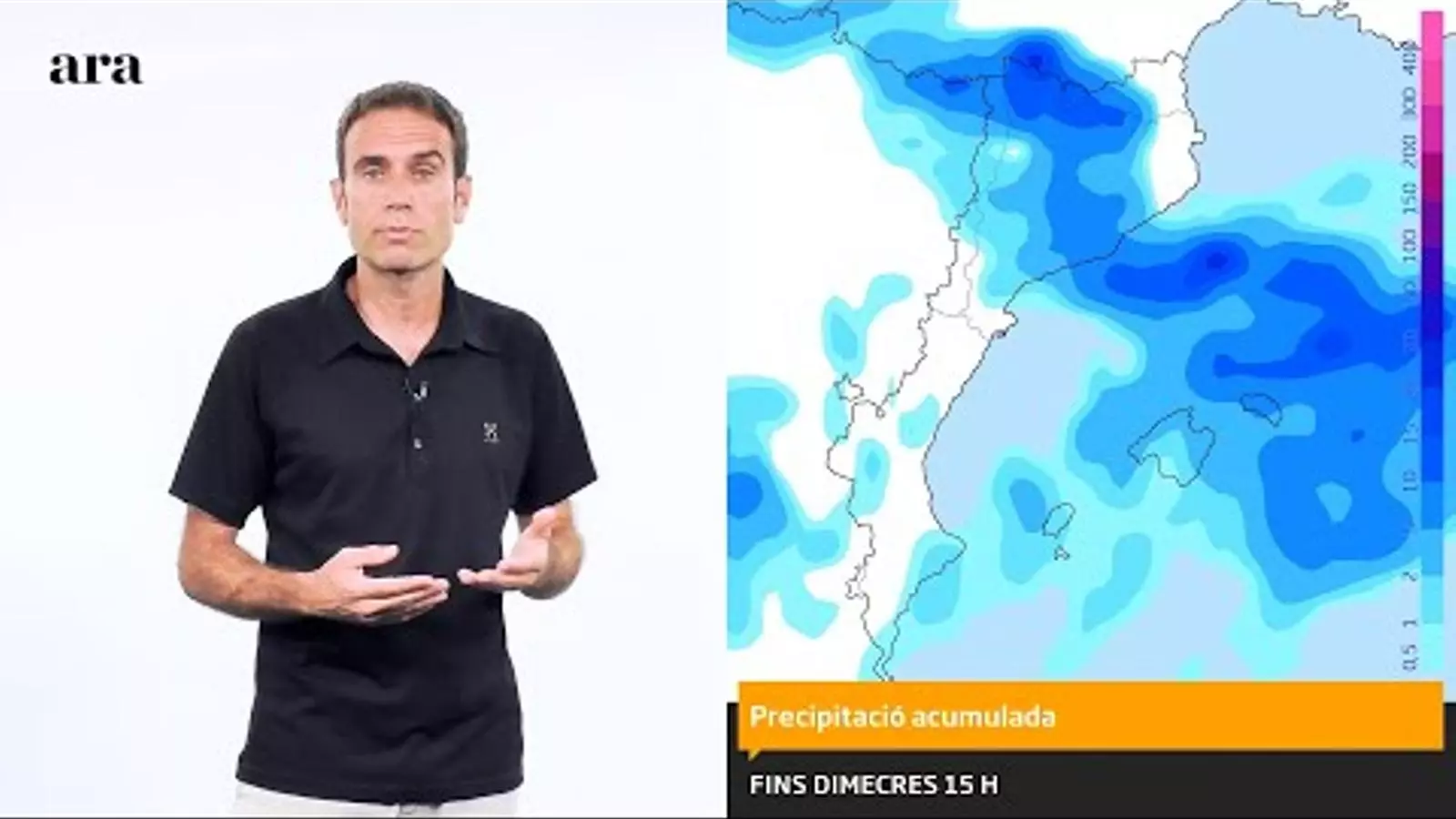 La méteo: Darrer dia d'agost amb tronades i aiguats.