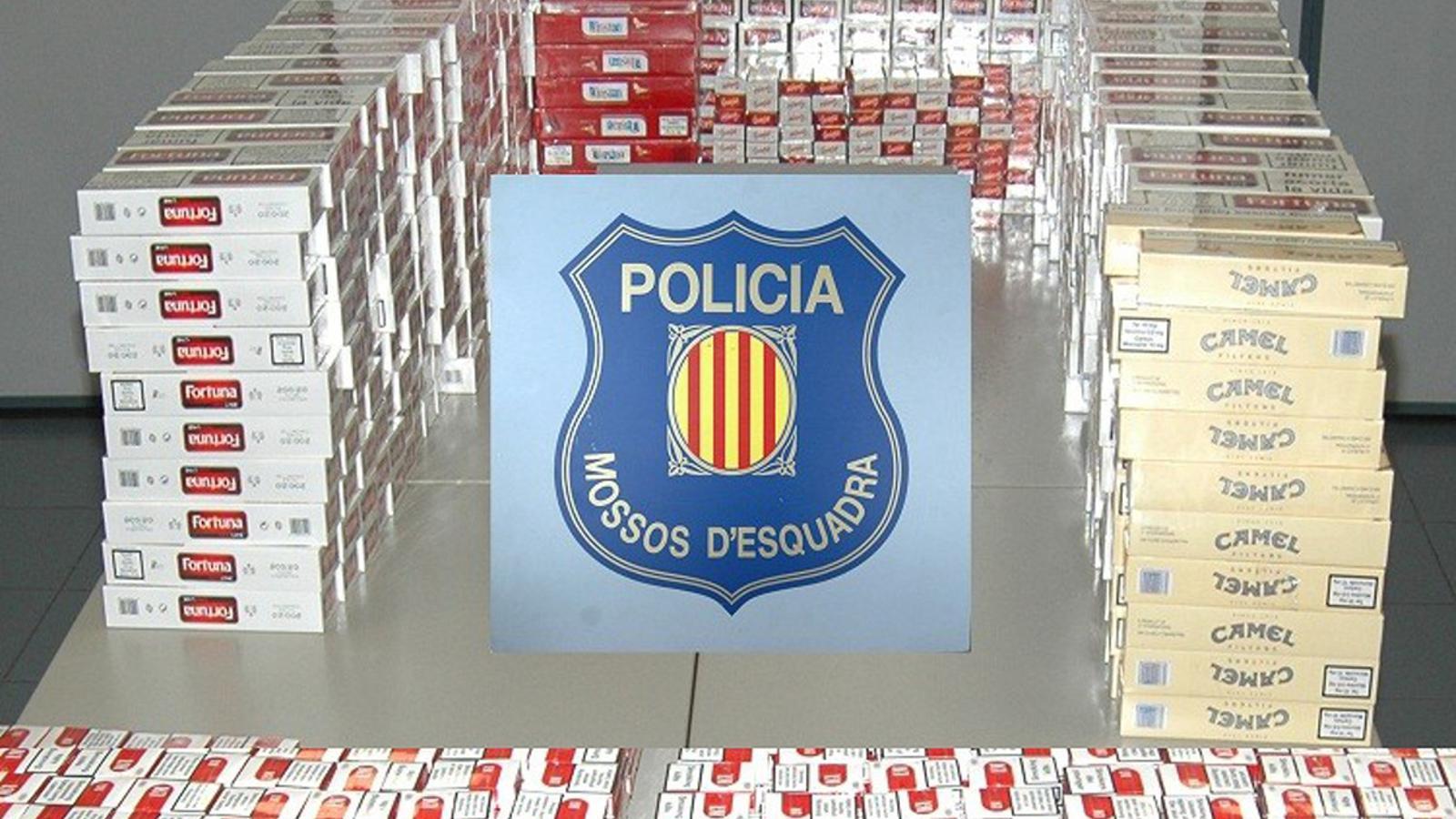 Els Mossos van decomissar el tabac al terme municipal d'Organyà / Mossos d'Esquadra