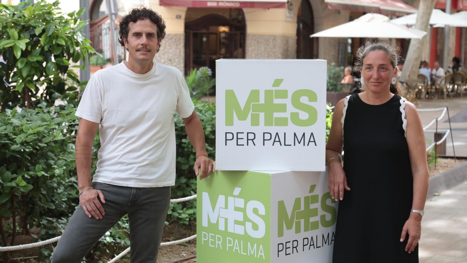 David Pujol und Xisca Mir diesen Dienstag in Palma.