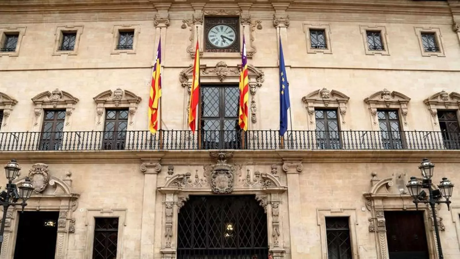 Façana de l'Ajuntament de Palma.