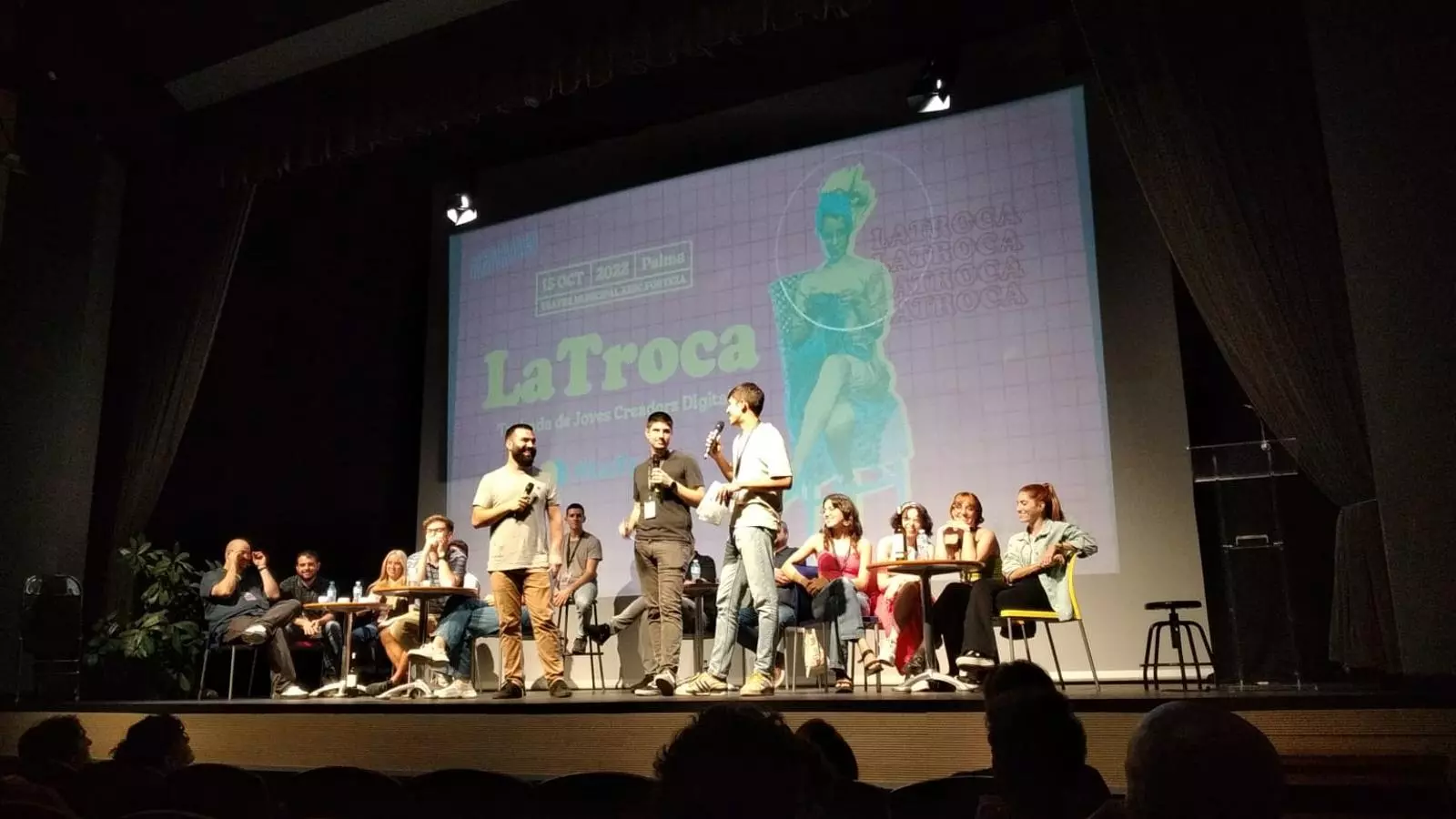 Imatge de La Troca, aquest dissabte al teatre Xesc Forteza de Palma.