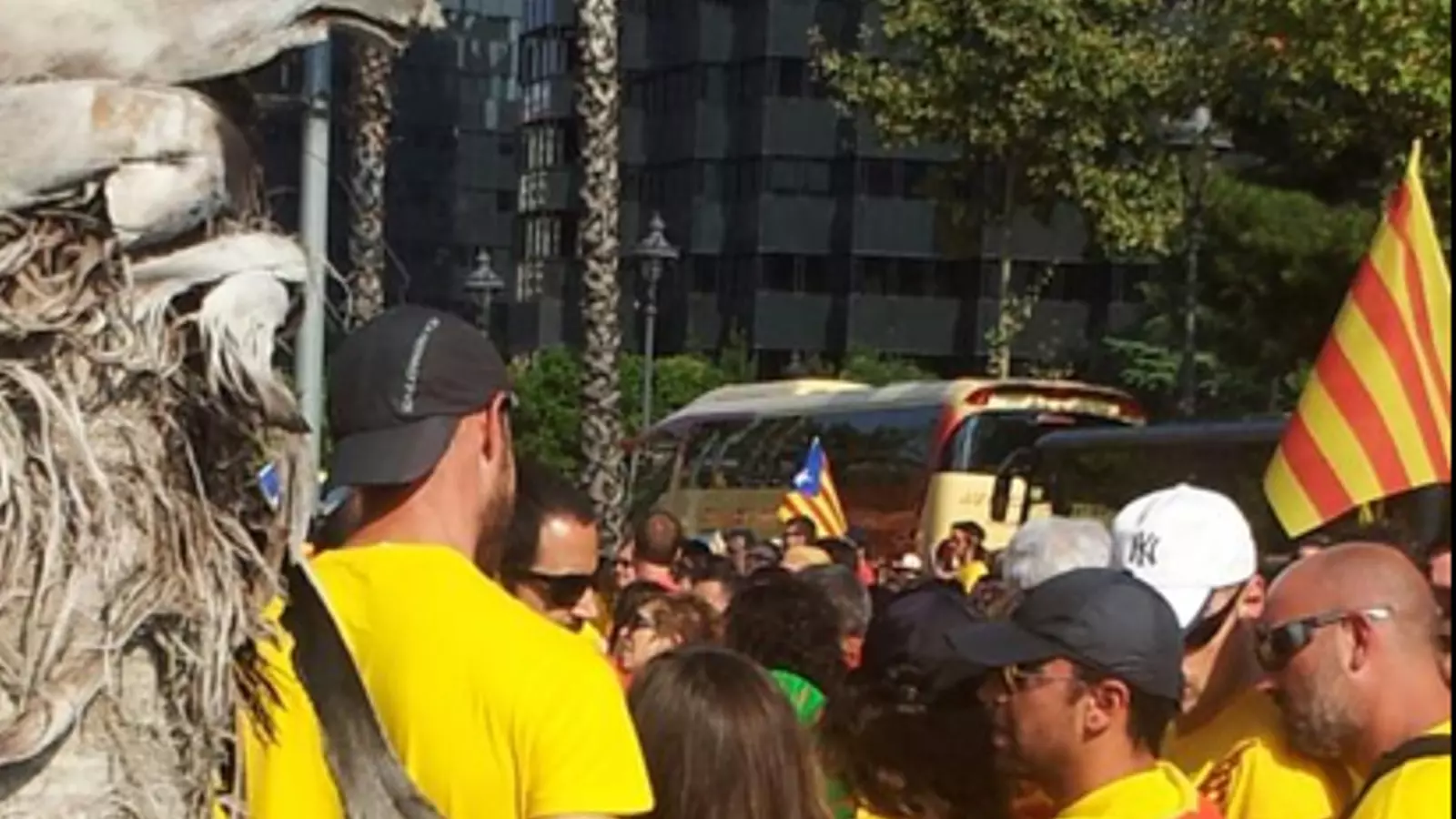 Xavi Hernàndez, a la diada