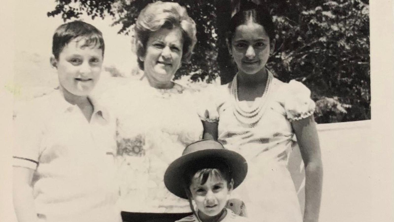 Tina Recio de pequeña con el sombrero cordobés que siempre había querido