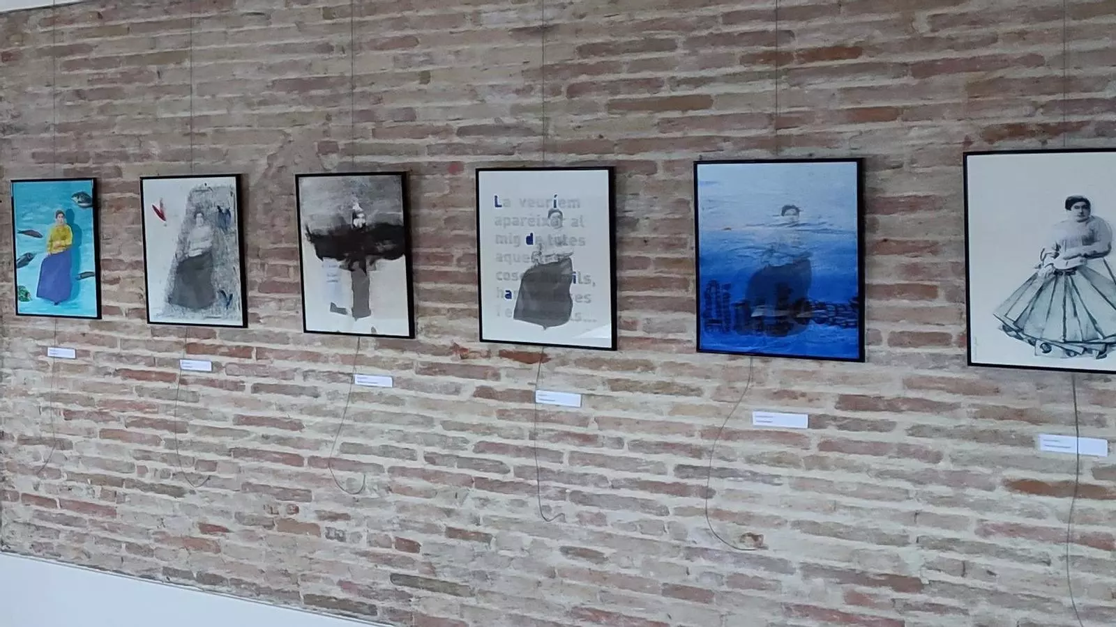 L'exposició sobre Lídia Noguer ala Societat l'Amistat de Cadaqués.