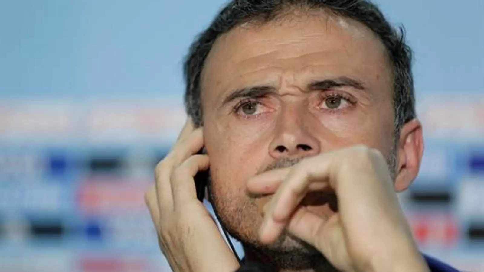 Luis Enrique en roda de premsa