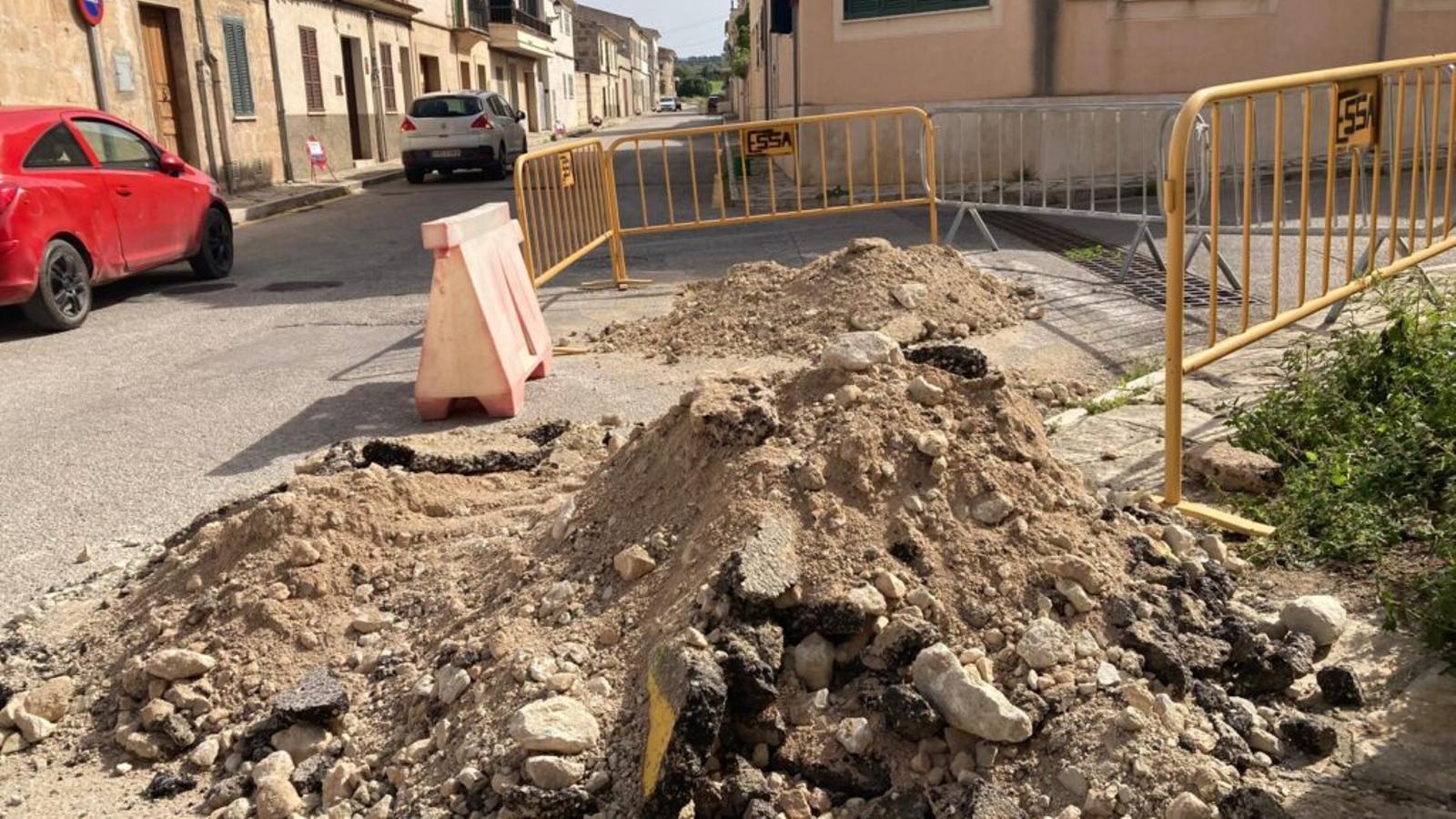 Inici de les obres a Montuïri.