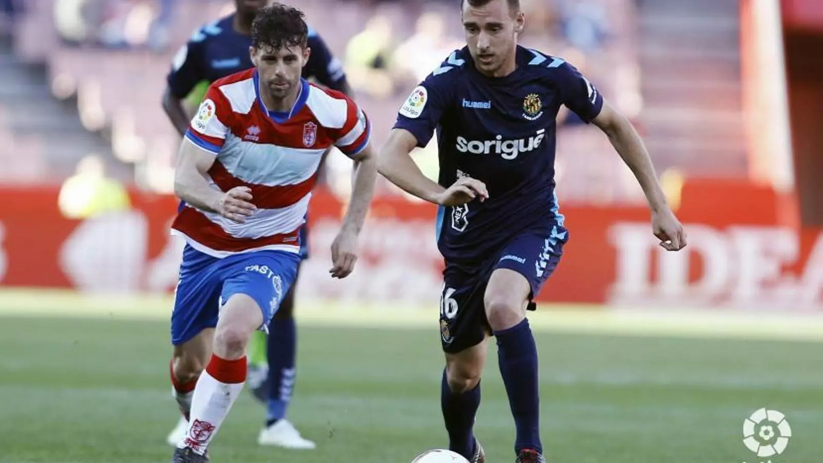 Imanol García durant la derrota del Nàstic de Tarragona per 2-0 contra el Granada a la jornada passada