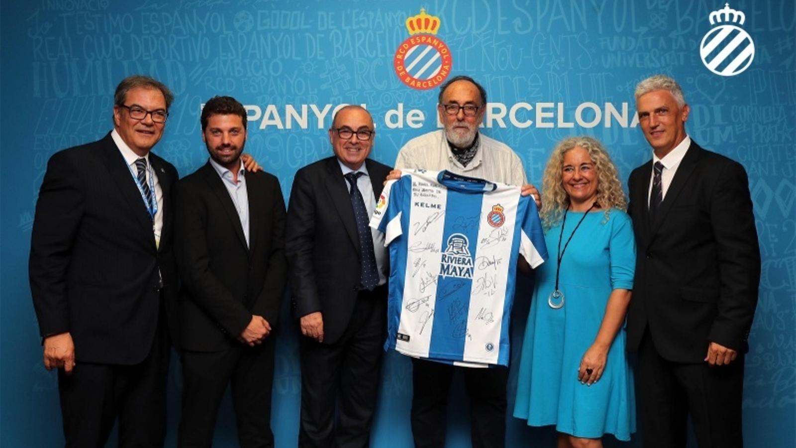 Els directors de comunicació i caps de premsa de l'Espanyol van trobar-se a l'RCDE Stadium