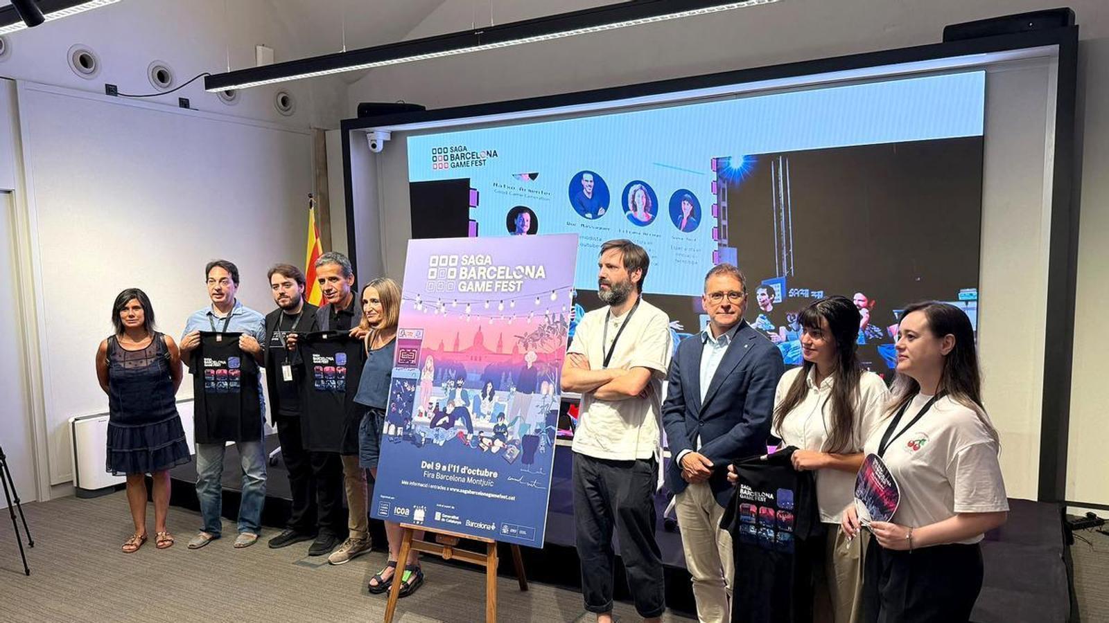 Presentation event of the first edition of the SAGA BCN Game Fest