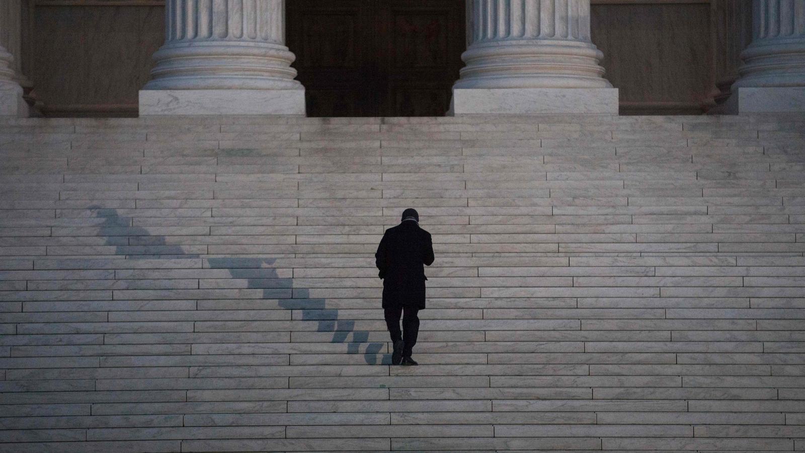 Scales of the Supreme Court of the United States in Washington, United States.