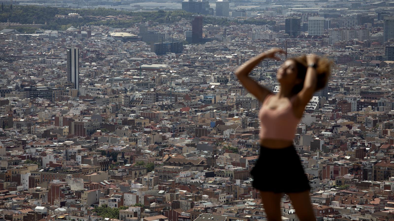 A panoramic view of Barcelona.