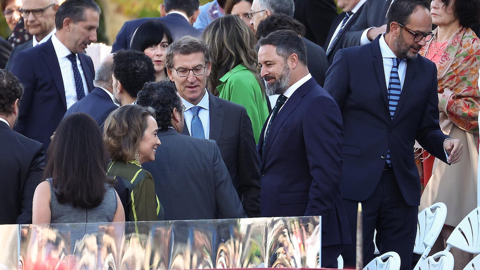 Feijóo and Abascal together.