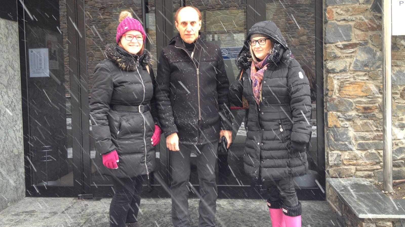 Els candidats d'SDP han visitat el CAP d'Encamp / M.T.