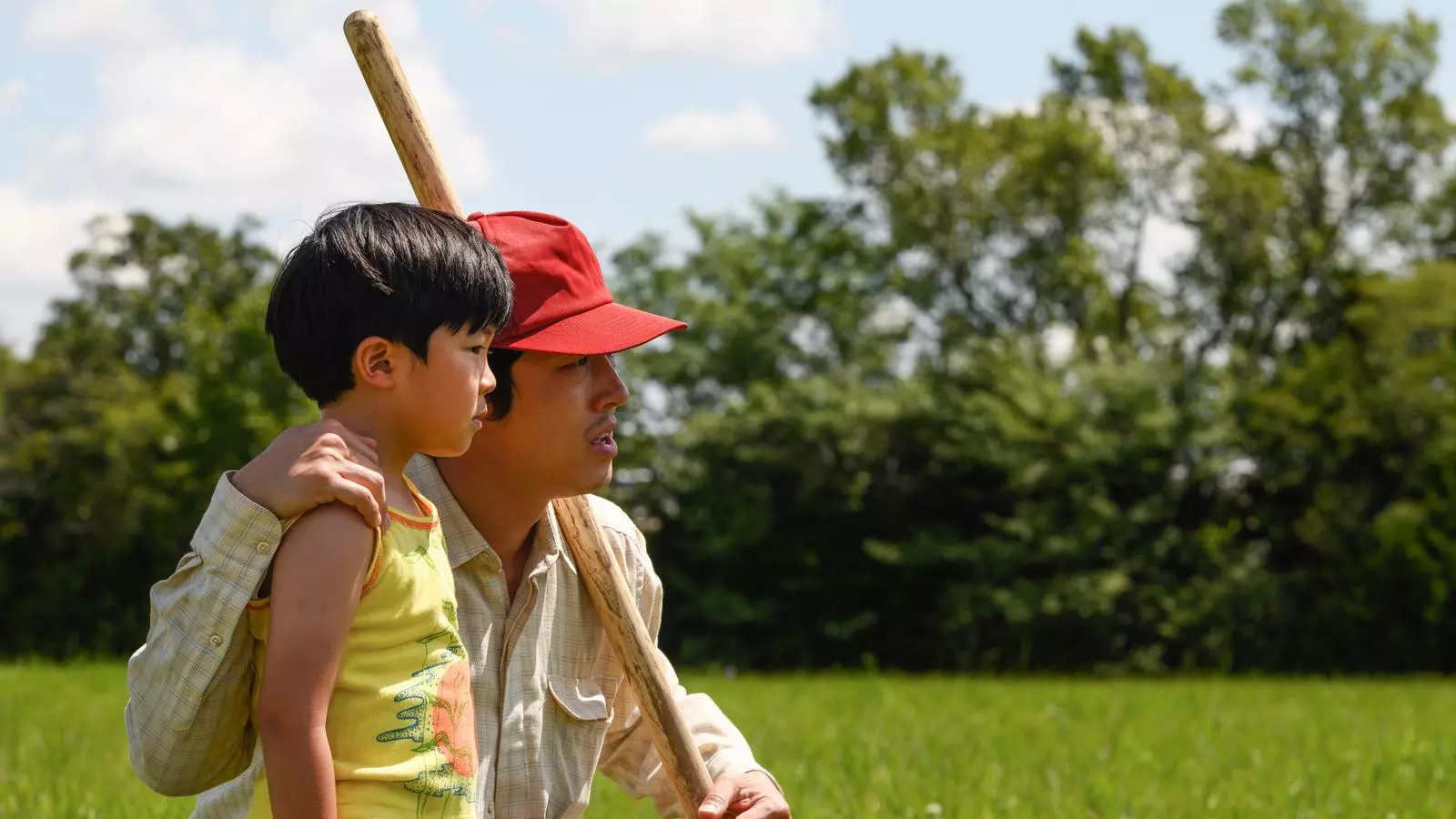 Alan S. Kim y Stephen Yeun a 'Minari'