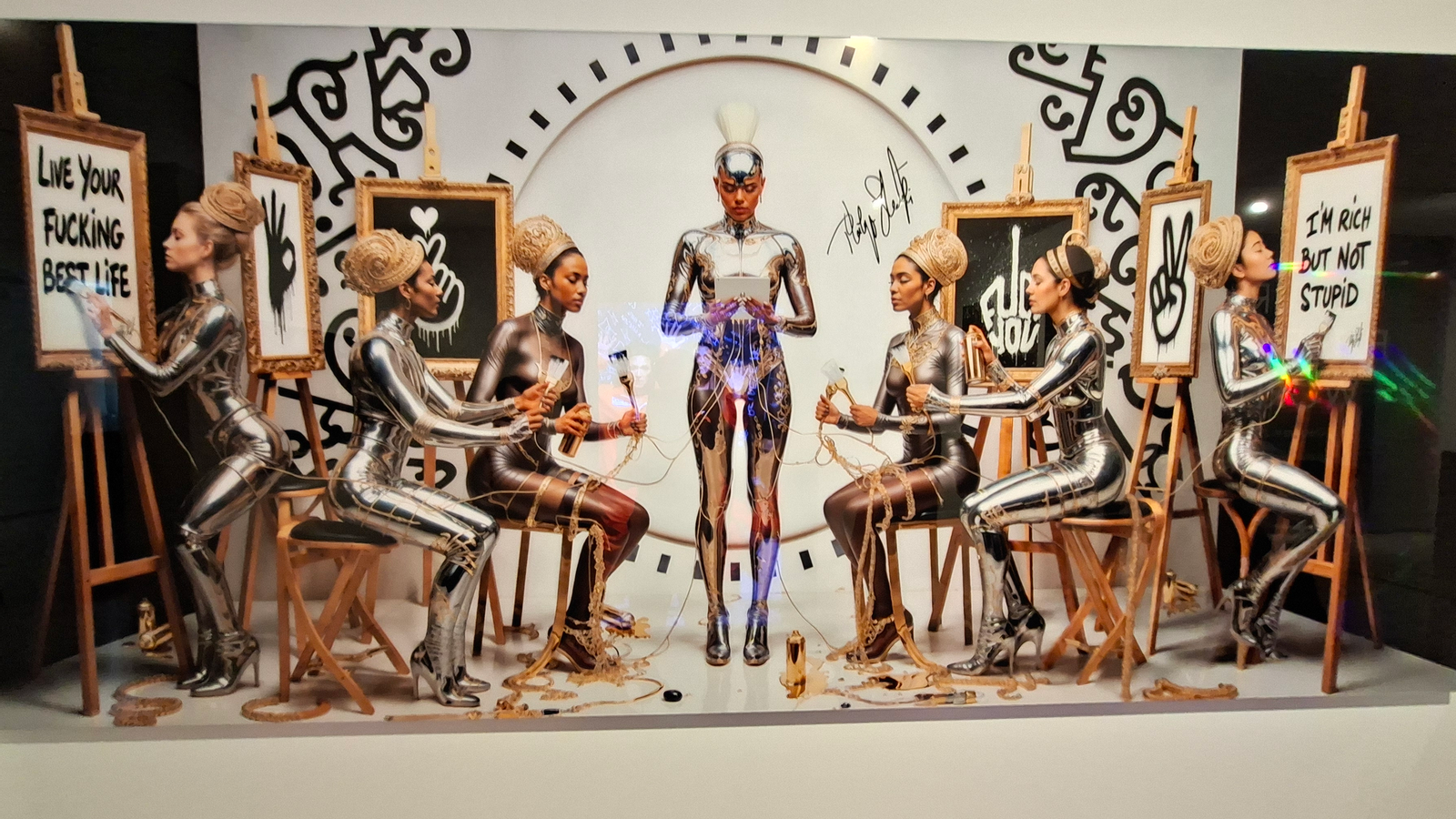 Durant el discurs d'inauguració de Shangti.